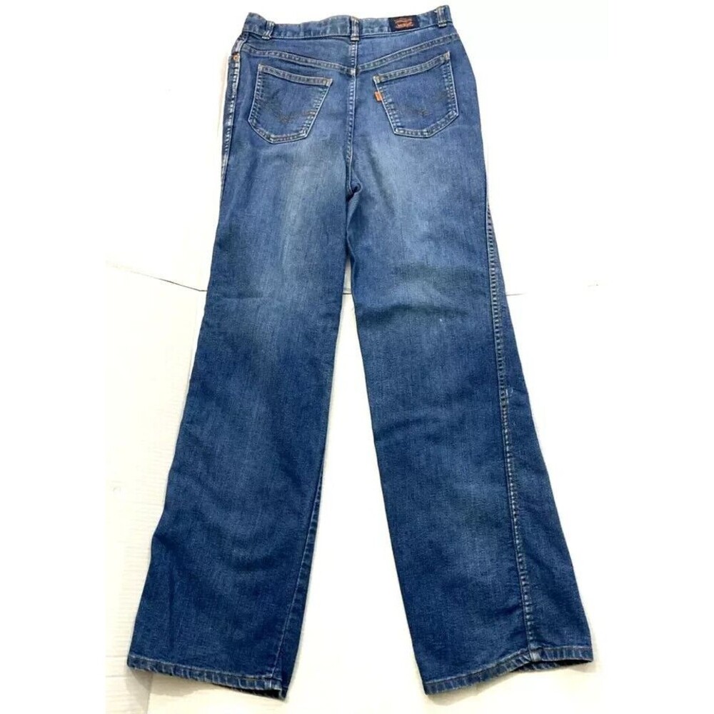 Vintage Womens 80s Levi’s Orange Tab Jeans 29x30 Sz 10 YKK Zip High Rise Flare
